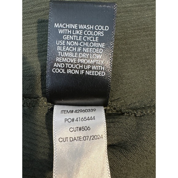 Torrid Womens Olive Green Smocked Puff Sleeve Top Size 1X Boho Flowy Romantic - Picture 5 of 7